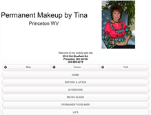 Tablet Screenshot of permanentmakeupbyt.com